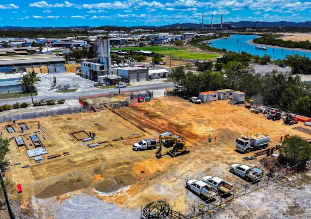 Hydrogen Park Gladstone Site Construction