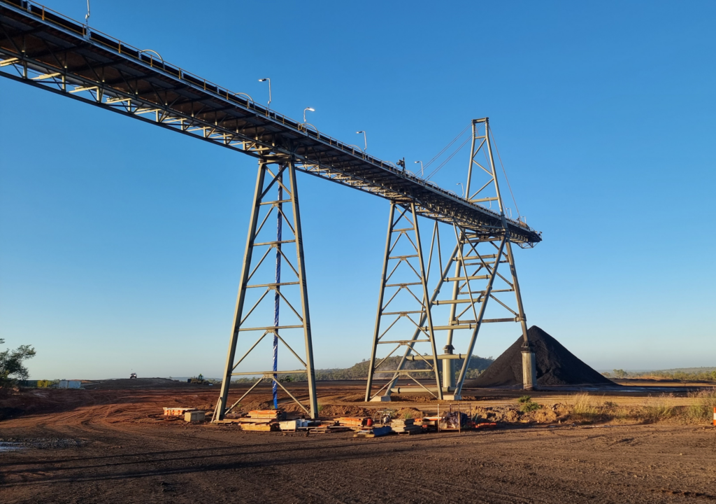 Ironbark No. 1 Coal Mine – Installation of Stacker Structures